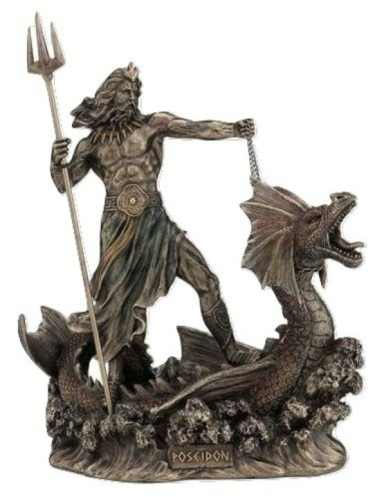 楽天市場】海の神 ポセイドン ブロンズ像 ギリシャ神話 : ワールド 