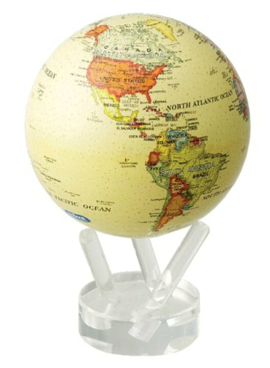 楽天市場】光で回る地球儀 ムーバグローブ MOVA Globe 4.5インチ 