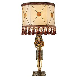 Design Toscano King Tutankhamen Sculptural Table Lamp, Full Color