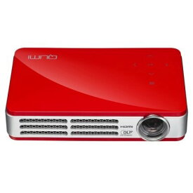 3D対応★Qumi Q5　ポケット　DLPプロジェクター　Vivitek社　Red