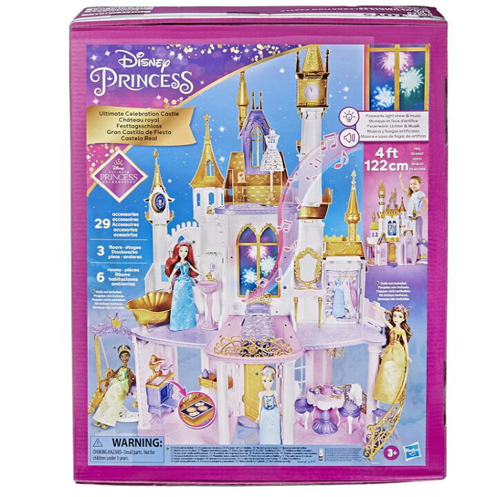 楽天市場】Mattelマテル製 ディズニー・プリンセス キャッスル（ハウス 