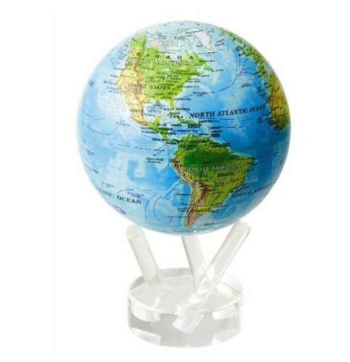 楽天市場】光で回る地球儀 ムーバグローブ MOVA Globe 4.5インチ 