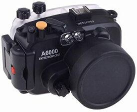 Meikon 40M 防水ハウジングケース for Sony A6000 Camera compatibale with 16-50mm lens