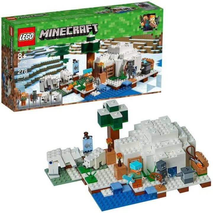 楽天市場】レゴ(LEGO) マインクラフト Minecraft 北極のイグルー 21142 