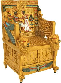 Design Toscano King Tut's Golden Throne Treasure Box ツタンカーメン