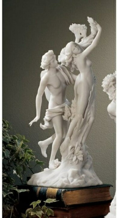 楽天市場】Design Toscano Apollo & Daphne (1622) 接着大理石像 - 2個 