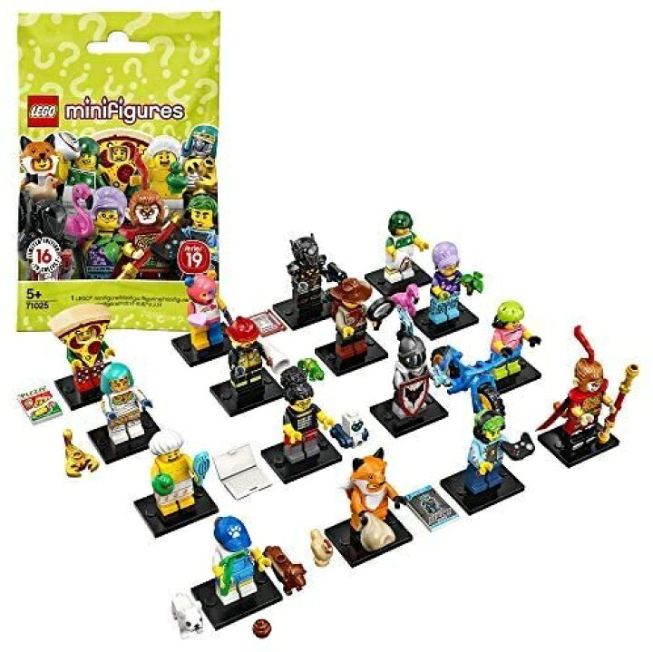 楽天市場】LEGO Series 19 Sealed Box Case of 60 Minifigures 71025 