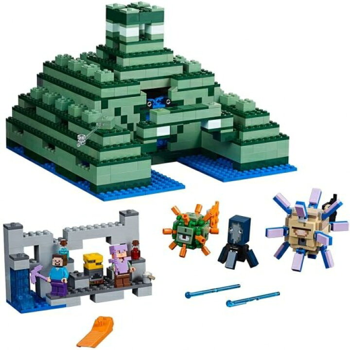 楽天市場】(レゴ) LEGO マインクラフト ザ・オーシャン・モニュメント 