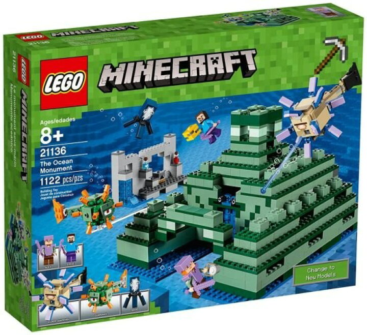 楽天市場】(レゴ) LEGO マインクラフト ザ・オーシャン・モニュメント 