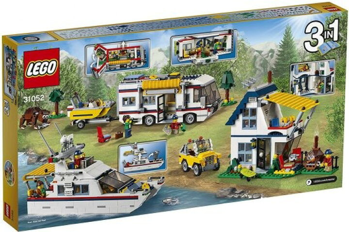 楽天市場】レゴ LEGO クリエイター キャンピングカー 31052 : ワールド  