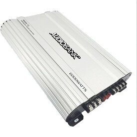 Audiobank P6001 モノブロック 6000W Amp Class D 1OHM カーオーディオ ステレオ アンプ with Remote Turn On/Off Circuit/Heavy-Duty Aluminium Allo