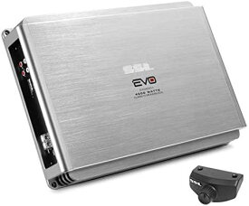 Soundstorm SSL EVO4000.1 4000W モノブロック Class D カーオーディオ アンプ Amp with Low Level Inputs/RCA Pre-amp Outputs and Variable Low Pas