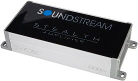 Soundstream ST4.10000D Compact 4チャンネル カーアンプ 90WX4 - ST4.1000D