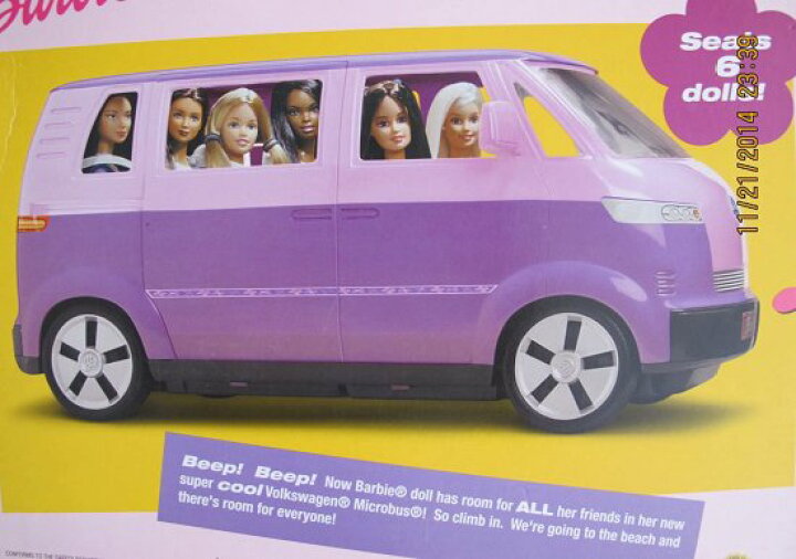 楽天市場】Barbie バービーフォルクスワーゲンマイクロバスビークルSUV 