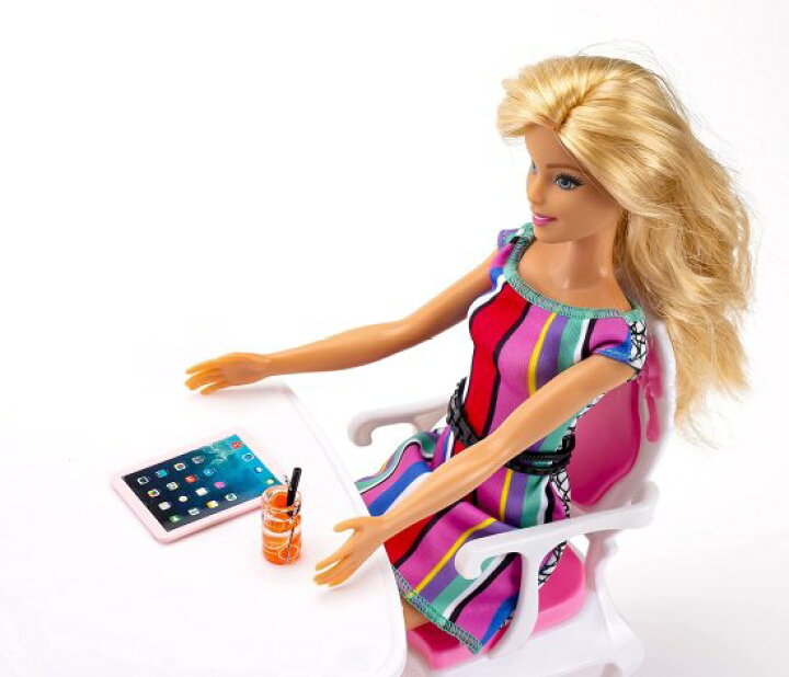 楽天市場】Barbie アニスターミニチュアラップトップコンピューター 