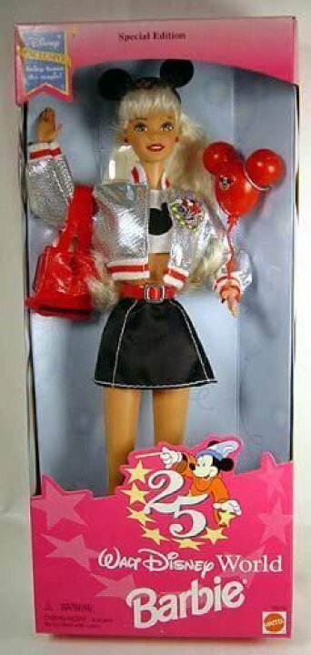 楽天市場】Barbie バービーディズニーウォルトディズニーワールド25th 