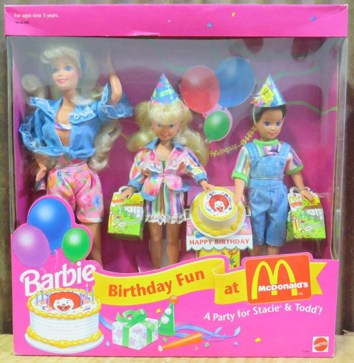 楽天市場】Barbie マクドナルドでのバービーの誕生日の楽しみ 