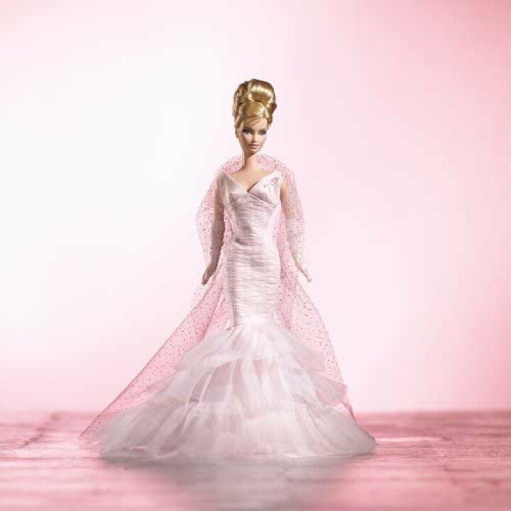 楽天市場】Barbie バービーコレクターピンクリボンバービー人形 