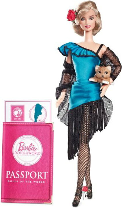楽天市場】Barbie 世界アルゼンチン人形のバービーコレクタードール 