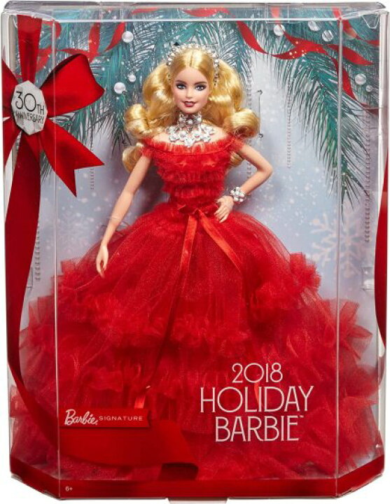 楽天市場】Barbie 2018ホリデーバービー人形 : ワールドセレクトショップ