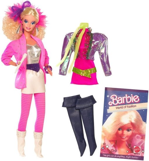 Barbie バービー私のお気に入りのタイムカプセル1986 Rockers Doll