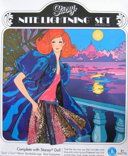 Barbie バービー Stacey Nite Lightening Set 1969 Reproduction Gold Label 7,700 Worldwide（2005）