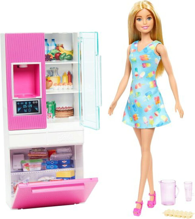 楽天市場】Barbie バービー人形、11.5インチブロンド、家具セット 