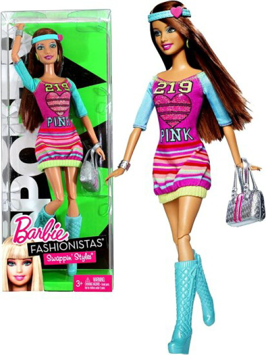 楽天市場】Barbie バービーファッショニスタスポーティードール2010 