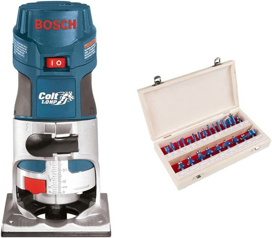 BOSCH ボッシュ Router Tool Colt 1-Horsepower 5.6 Amp Electronic