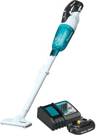 Makita マキタ XLC03R1WX4 18V LXT Lithium-Ion Compact Brushless Cordless Vacuum Kit, Trigger W/Lock (2.0Ah), White
