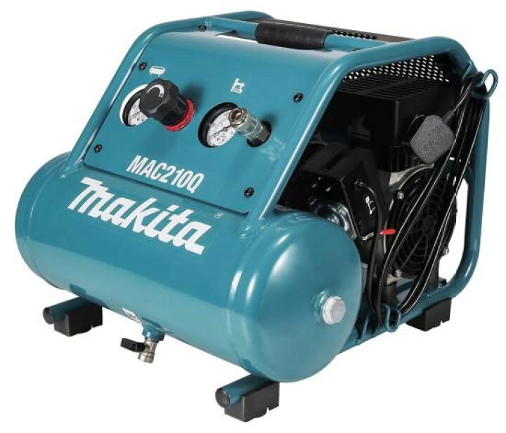 楽天市場】Makita マキタ MAC210Q 静音シリーズ、1馬力、2ガロン 