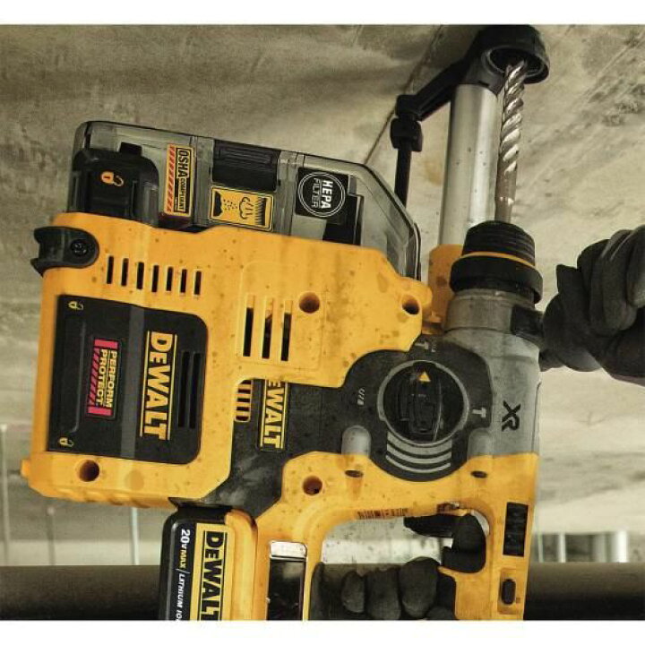 楽天市場】DEWALT オンボードロータリーハンマー集塵機（1インチSDS 