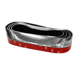 フロントリップスポイラー メッキシルバー 2.5m 特殊フィルム採用 アンダースポイラー ガード モール バンパー 汎用