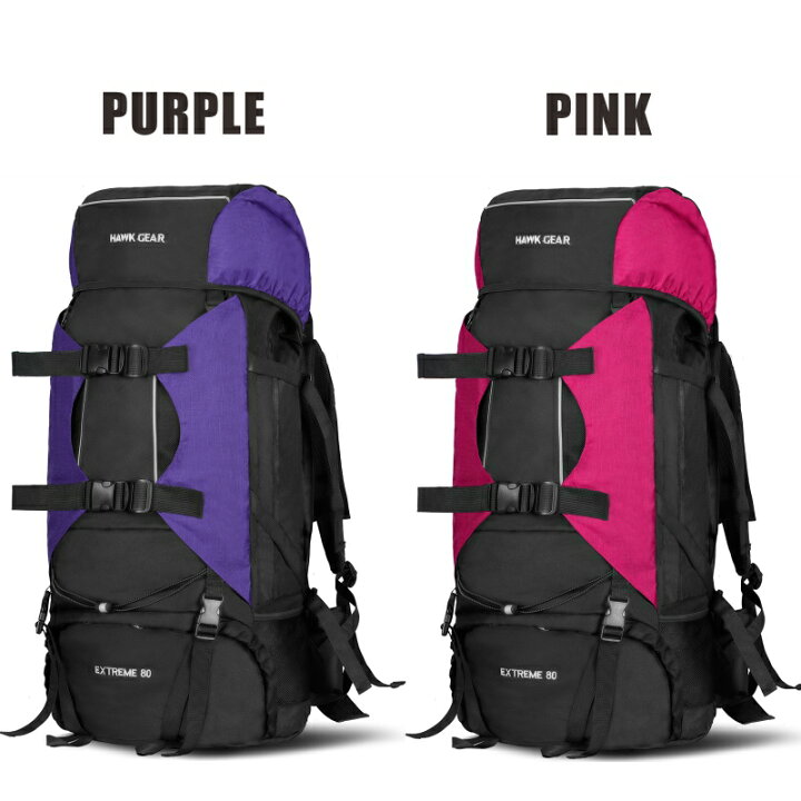 楽天市場】[HAWK GEAR(ホークギア)] バックパック 80L 大容量 防水 
