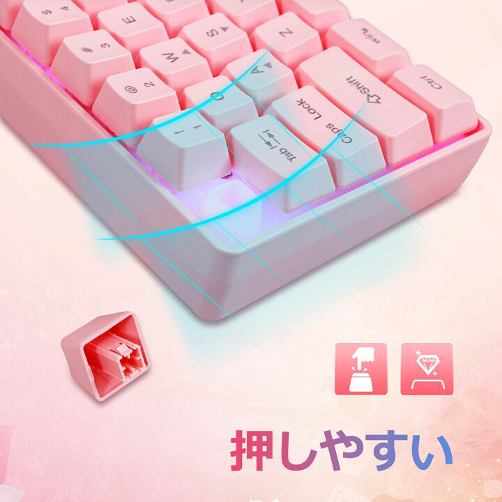 楽天市場 送料無料 ゲーミングキーボード マウス 有線 61キー 小型 60 レイアウト 11ledバックライト 2400dpi マウスパッド付き オフィス ゲーミング用 英語配列 日本語取扱説明書 Pc Ps4 Switch対応 Life World Store