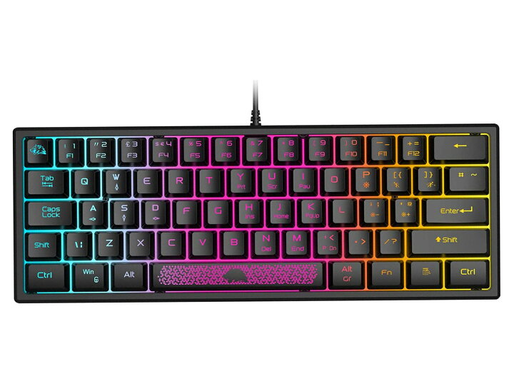 楽天市場】【送付無料】ゲーミングキーボード テンキーレス ゲーミング 