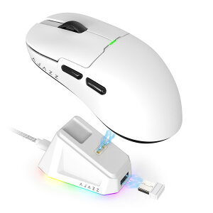 yAJAZZKizyz AJ159P Q[~O}EX56gy CX2.4G/USB TYPE-C RXp}EX PAW3395ZT[26000DPI lԍHw PC/MacΉ }Olbg[dhbNRGB Q[~Op WindowsVista/