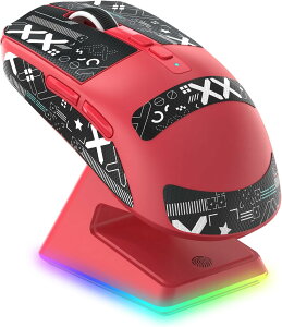 yzATTACK SHARK X6 yʉ49g Q[~O}EXACX/Bluetooth/L }EXA PAW3395ZT[A񕜗 OA6DPI߉\AOlbg[dX^htA~