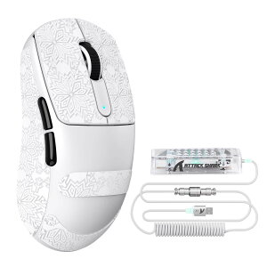 ATTACK SHARK V5Q[~O}EX yʉ  CX}EX 8000hz|[O[g gC[[h PAW3950MAXZT[ ő42000DPI 傫߃}EX EΏ 55g±5g WEB/\tgEFAhCo[x