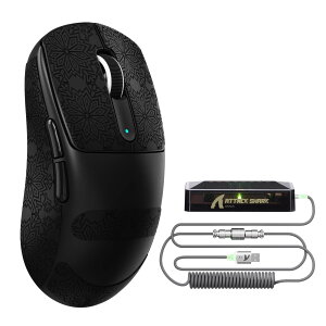 ATTACK SHARK V5Q[~O}EX yʉ  CX}EX 8000hz|[O[g gC[[h PAW3950MAXZT[ ő42000DPI 傫߃}EX EΏ 55g±5g WEB/\tgEFAhCo[x