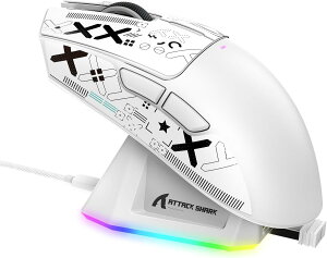 yzATTACK SHARK X11 yʃQ[~O}EX 60g RGB}Olbg[dX^h 3[hڑ 2.4Ghz/Bluetooth/Type-C _uBluetooth`l 6xDPIؑ PAW3311ZT[ HUANOXCb` BroadcomR