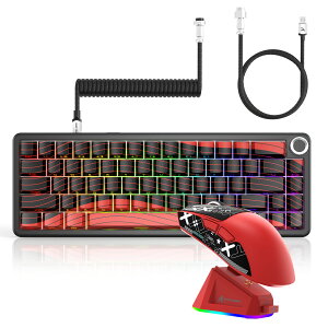 yIzATTACK SHARK X65PRO HEQ[~OL[{[hX11CX}EX Zbgb0.01mmgK[/8000HzL[h/[dhbNtb3[hڑ(USB-C/2.4G/Bluetooth)/63gy/PBT