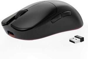 【送料無料】AJ099 デュアルモード超軽量ゲーミングマウス 無線 ゲームマウス ワイヤレスマウス デュアルモード USB&2.4GHz 原相チップPMW 3311 Type-C充電式 超軽量蝶透かし底部設計54 g 小型 左右