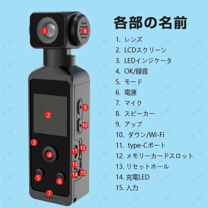 楽天市場】アクションカメラ 4K 高画質 2024 新製品 6軸手ブレ補正 