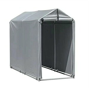 �Œ�o���h�t�� �hUV �V���o�[�O���[ ����t�� �g�ݗ��Ď� ���]�Ԓu���� 94×180×157cm �h�� �T�C�N���n�E�X PE�f�� �ƒ�p �ϐ���2000mm �ȈՃK���[�W ���p�r ���^ �h�� 2��p