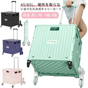 ��� 4�� �������J�[�g �X�|�[�c �G�R�o�b�O �g���֗� �L�����v �L�����[ �܂肽���� �y�� 45L ���W���[ �L�����[�J�[�g �V���b�s���O�J�[�g ���� �R���e�i 8�� �J�[�g �A�E�g�h�A 65L