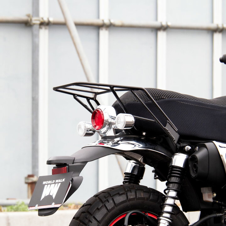 World Walk Walk ワールドウォーク リアキャリア ボックスセット ボックスサイズ 48l モンキー125 Honda ホンダ 売れ筋がひ新作