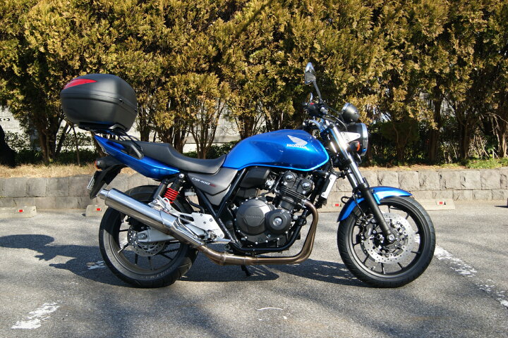 楽天市場】1年保証付 ツーリングネット付CB400SF/CB400SB NC42 2014年 