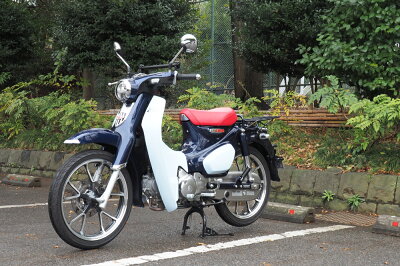 楽天市場 送料無料 スーパーカブ125 C125 Ja48用 リアキャリアwca 36 オーバーキャリア 大型キャリア タンデム可能 延長キャリア ツーリング 通勤 カスタムパーツ あす楽 お買い物マラソン開催中 バイクパーツのワールドウォーク