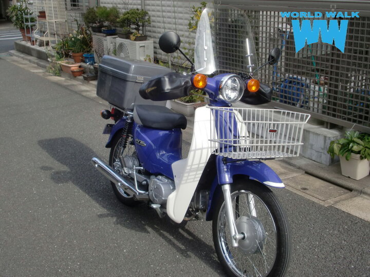 楽天市場 スーパーカブ100 スーパーカブ110 原付 汎用 ウインドスクリーン 風防 クリア スモーク ウィンドスクリーン アダプター付 シールド スクリーン バイク カスタムパーツ ウィンドシールド ステー付き バイクパーツのワールドウォーク